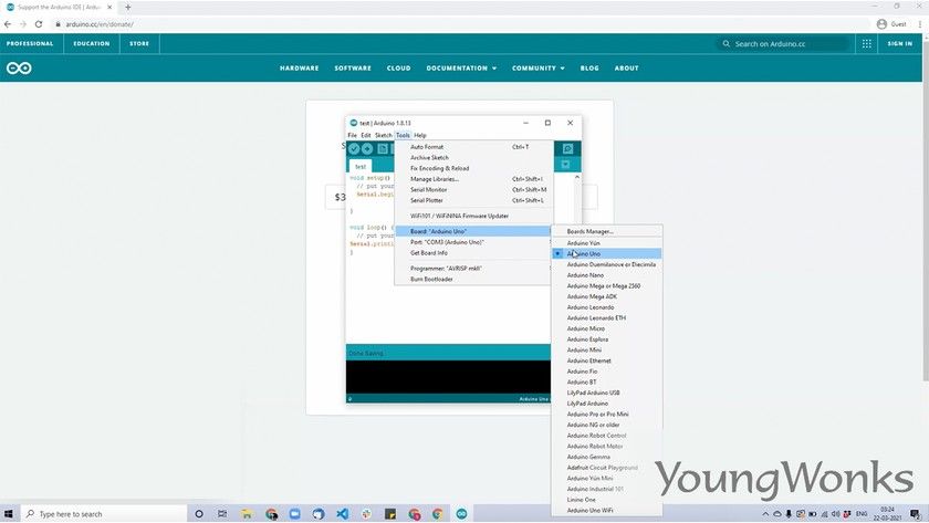 12 arduino uno rev3 detected by software board