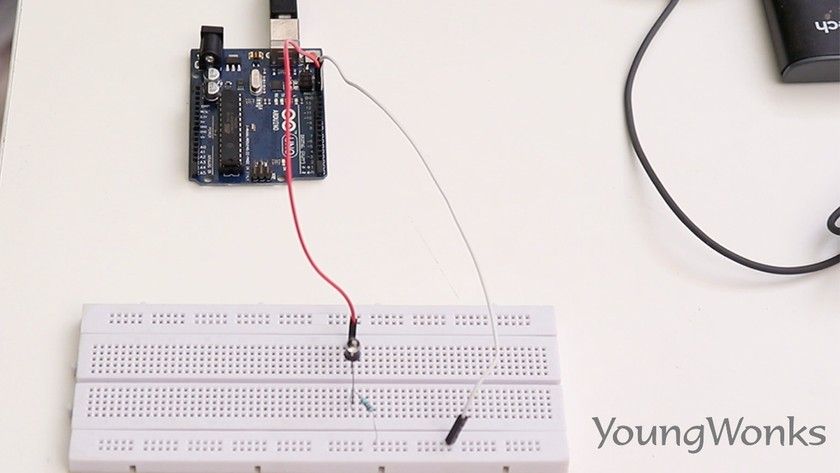 21 arduino uno rev3 resistor breadboard positive end pin negative