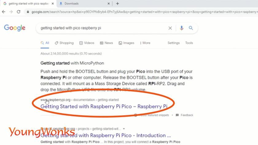 5 raspberry pi pico getting started