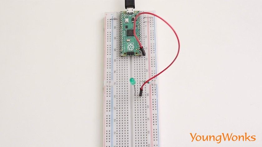 6 raspberrypi pico positive gpio anode