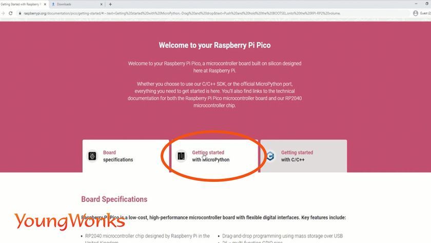 7 raspberry pi pico getting started micro python