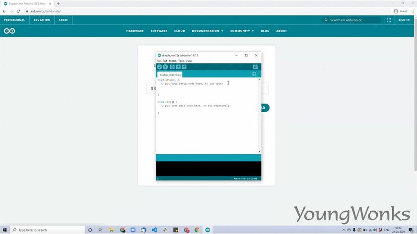 8 arduino uno rev3 void setup loop