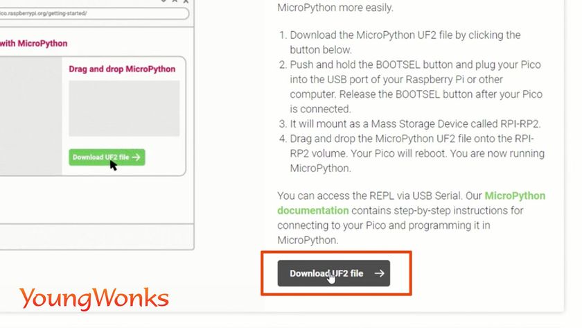 8A raspberry pi pico download file UF2