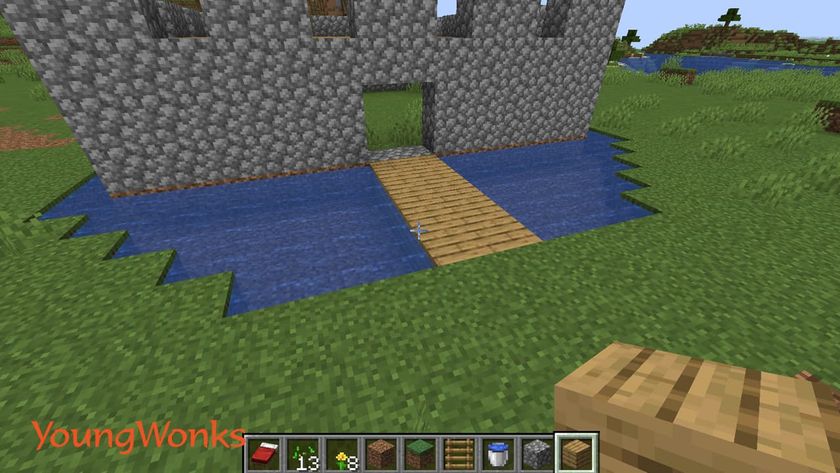 Best Minecraft castle ideas and simple castle tutorial build a bridge