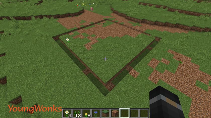 Best Minecraft castle ideas and simple castle tutorial dig a trench around the castle