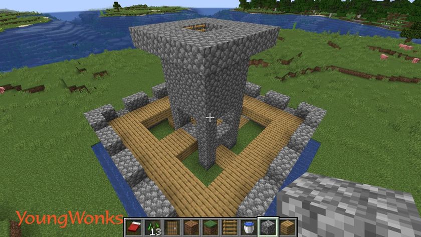 Best Minecraft castle ideas and simple castle tutorial the tower has been completed