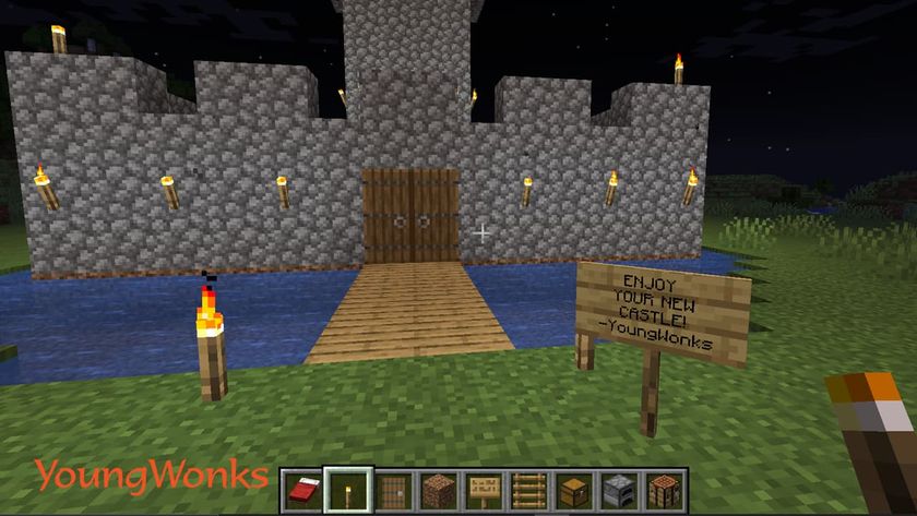 Best Minecraft castle ideas and simple castle tutorial finish the outside exterior