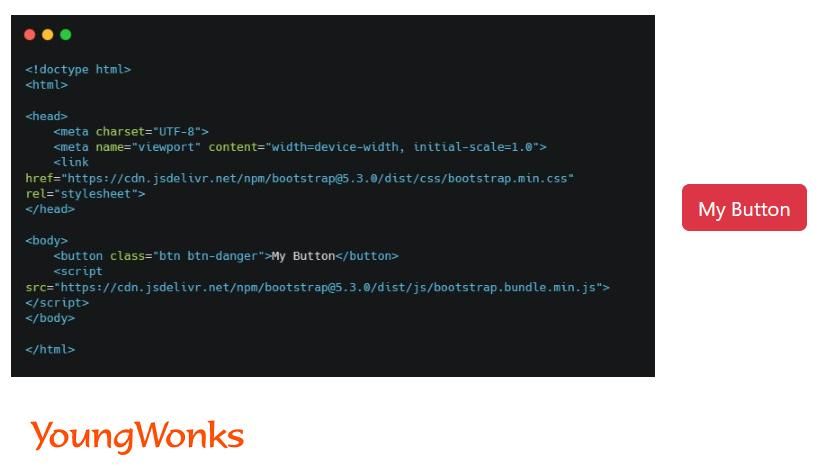 bootstrap button classes
