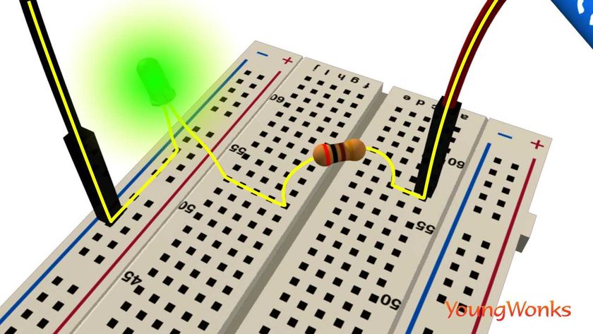 breadboard close view
