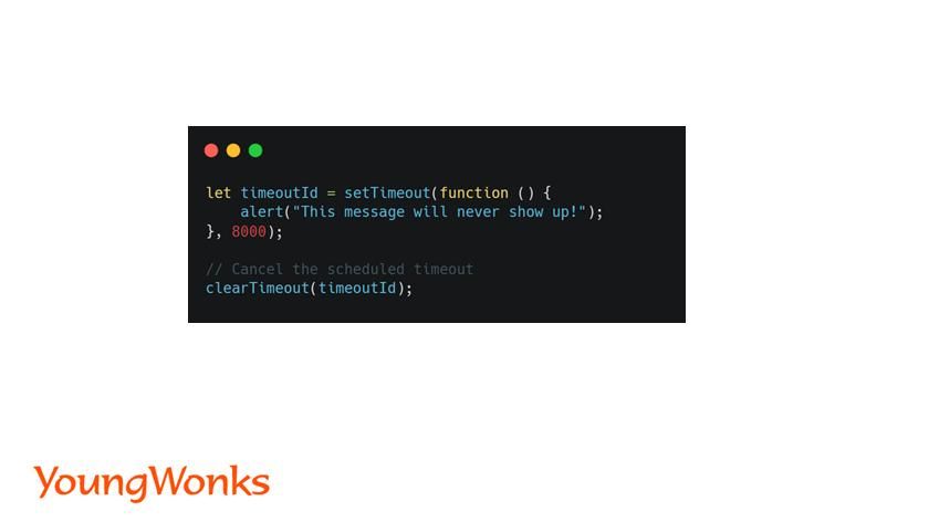 cleartimeout example