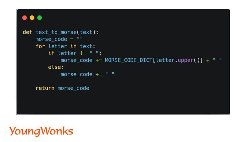 convert to morse code