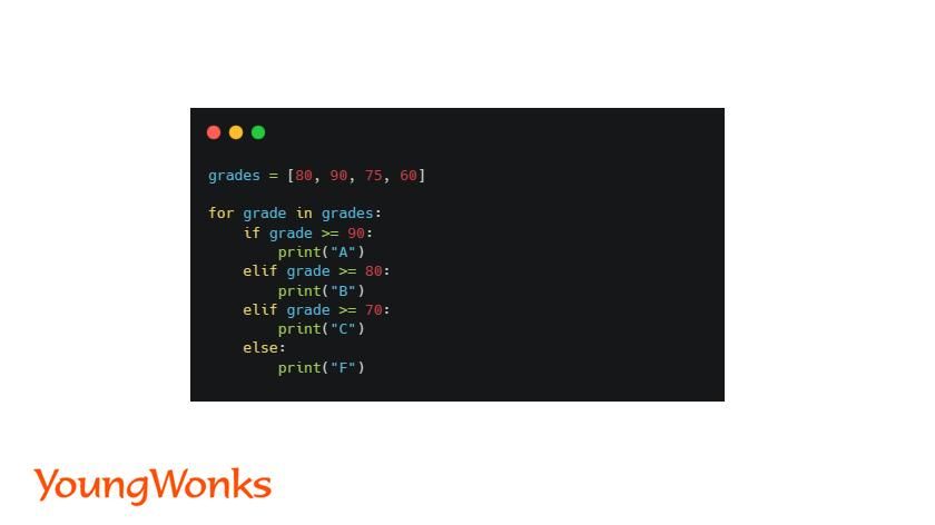 elif python grades check