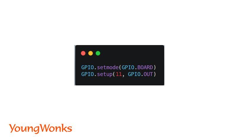 gpio setmode python