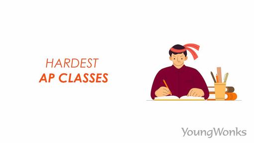 An image that shows a student preparing for the hardest ap classes.