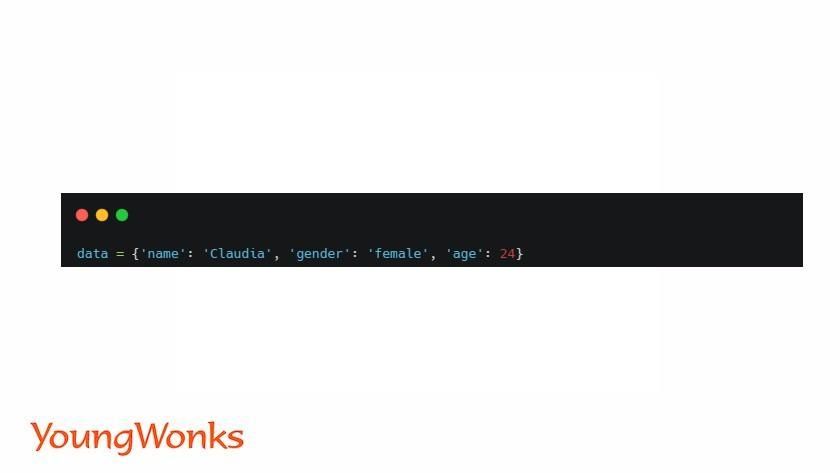 how to create a python dictionary