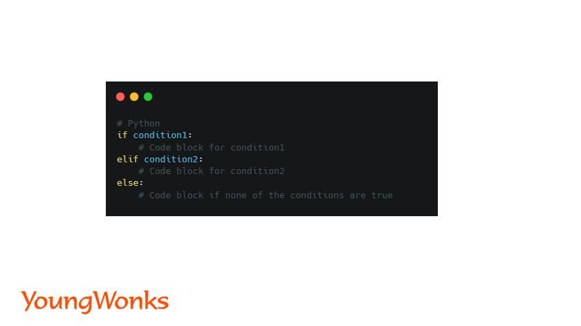 if elif python syntax