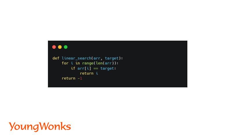 linear search python
