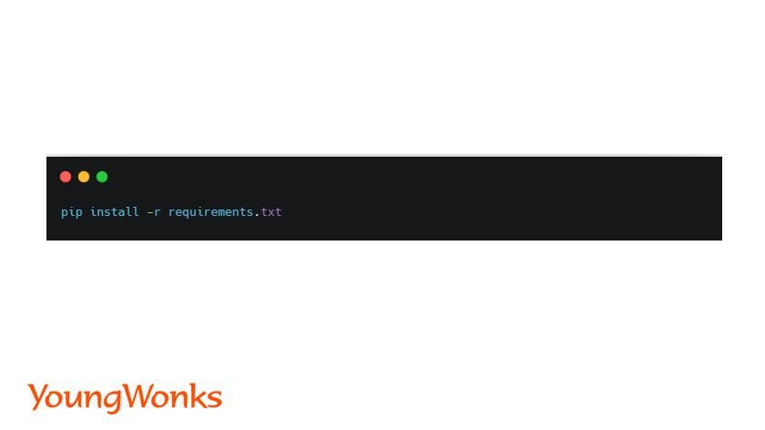 pip install requirements