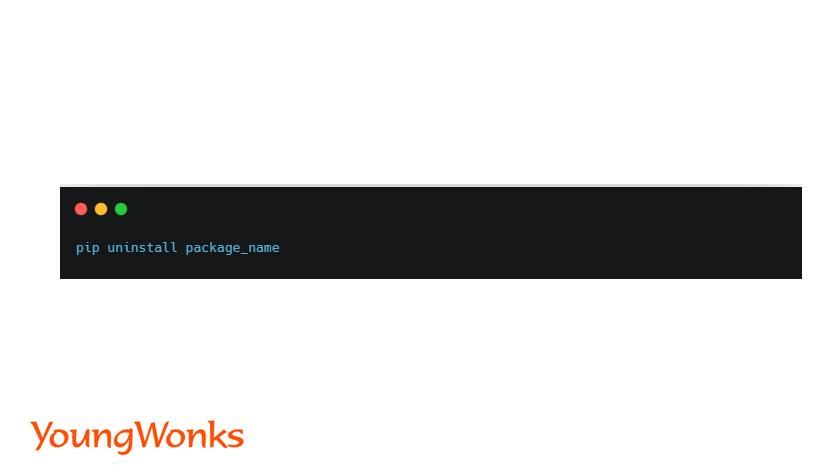 pip uninstall package