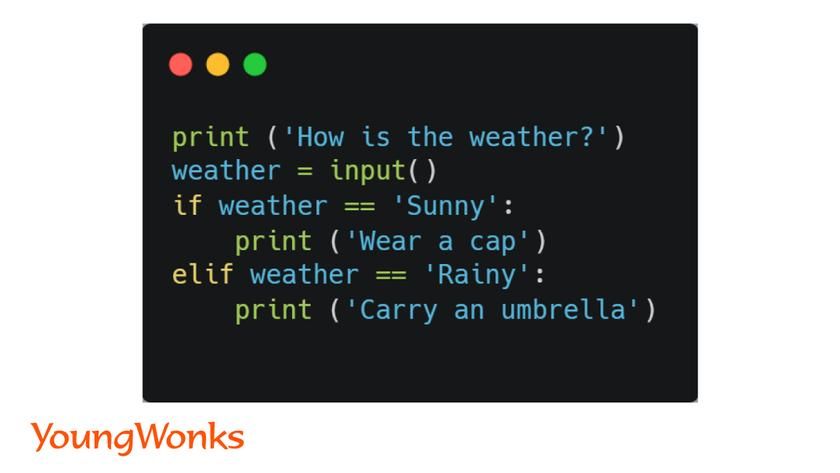 python if elif example