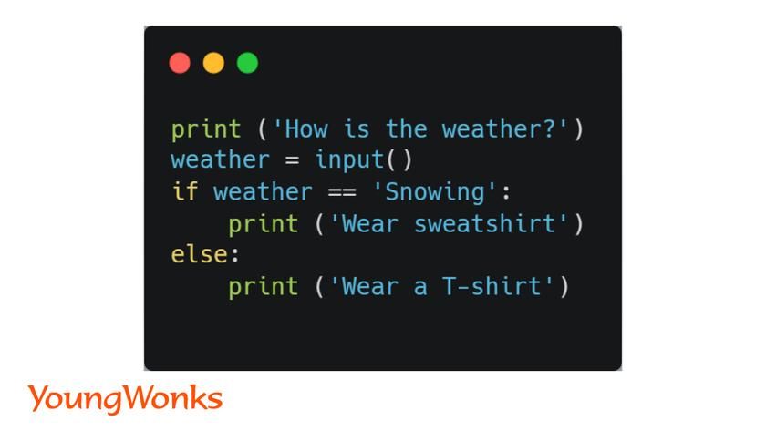 python if else example