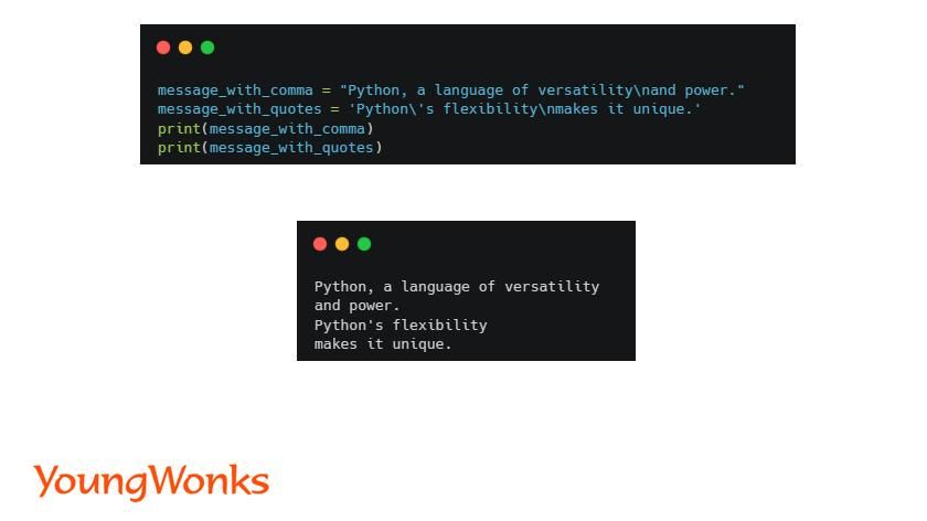 python multiline string
