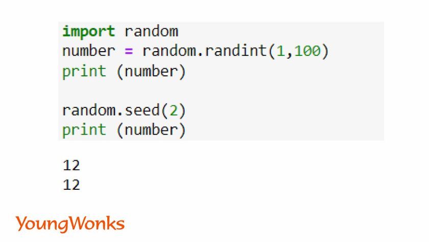 random module python seed
