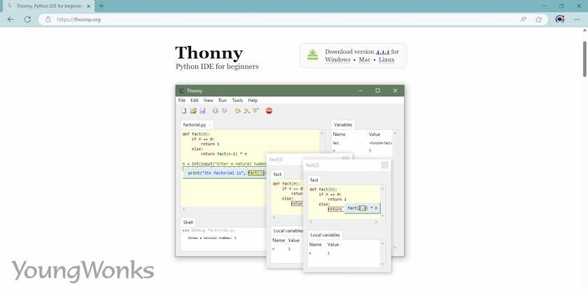 thonny ide
