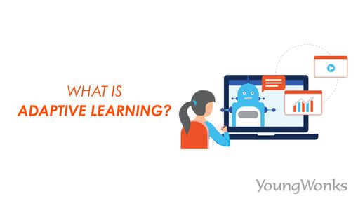 A figure that explains the advantages of adaptive learning and customized learning 