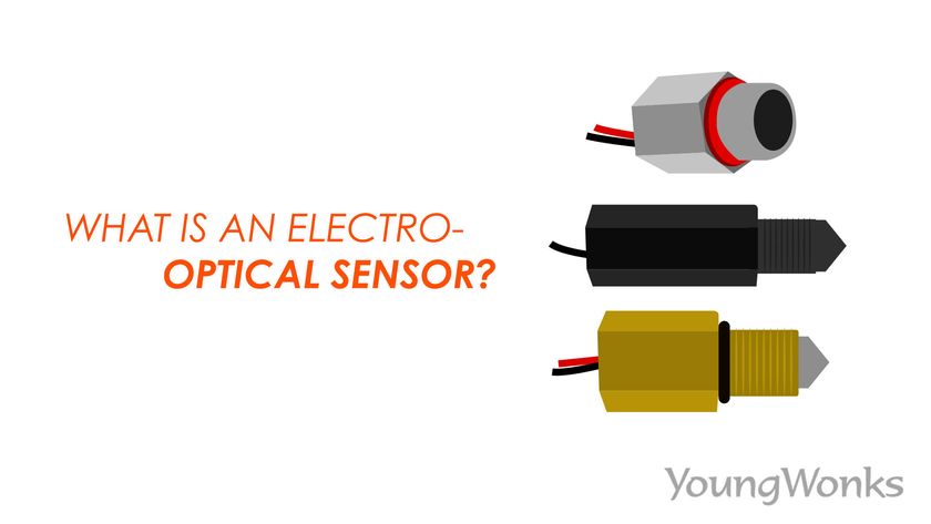Structure of electro-optical sensor that turns light into electronic signals