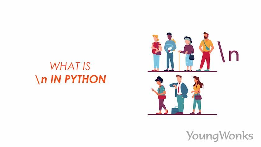 An image that explains \n in Python.