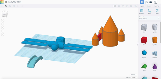 3d Modelling and tinker cad summer camp banner