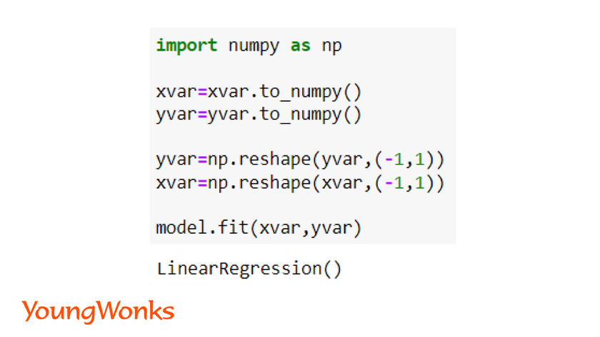 getting-started-with-sklearn-linear-regression-fit-linear-regression-model