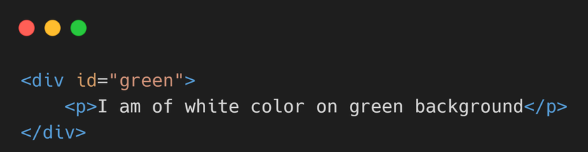 html-and-css-design-and-build-websites-div-id-p-tag-id-selector