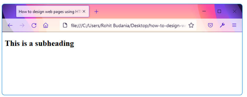 html-and-css-design-and-build-websites-h2-tag-output