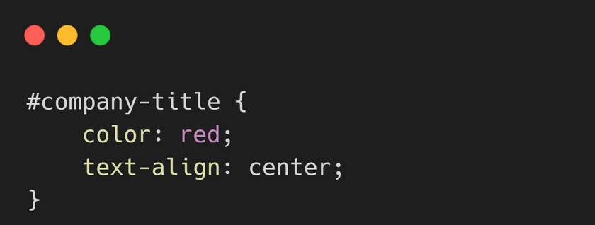 html-and-css-design-and-build-websites-internal-css-style-using-id-color-property-text-align-property
