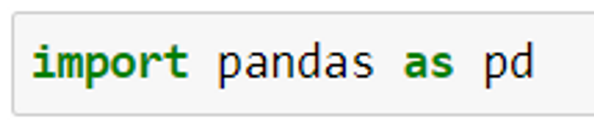 import-pandas