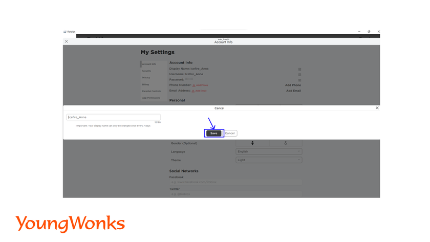 roblox change display name dialog