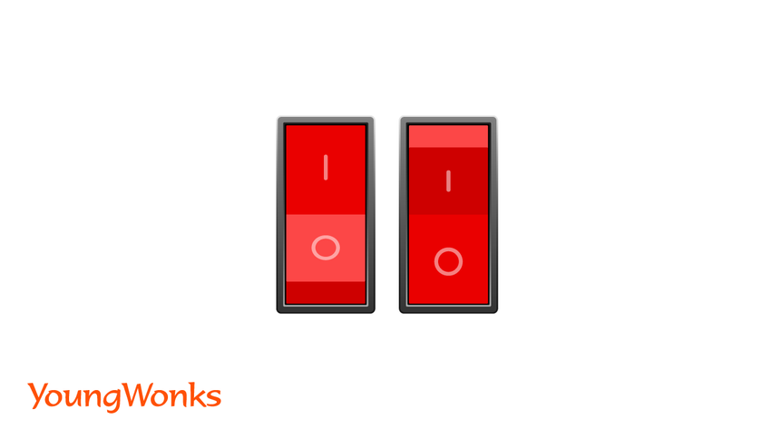 transistors working as switches