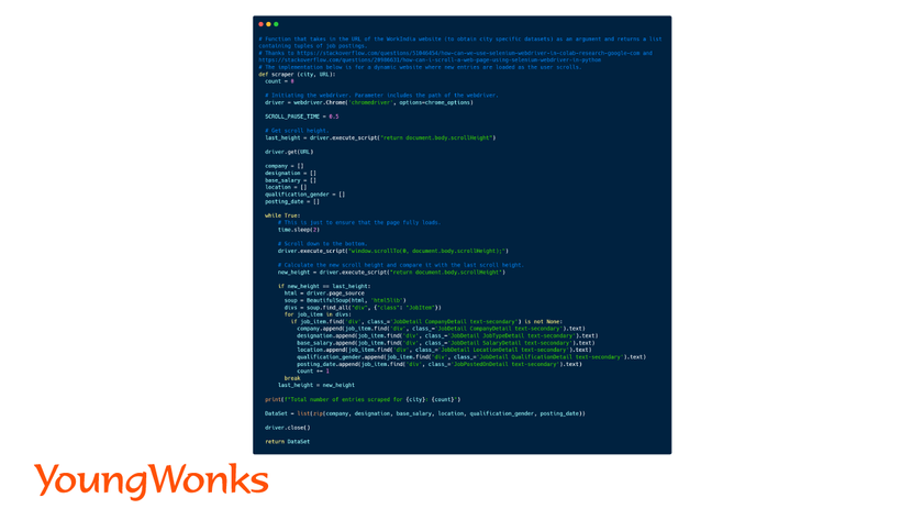 web scraping using beautifulsoup for your niche step 6