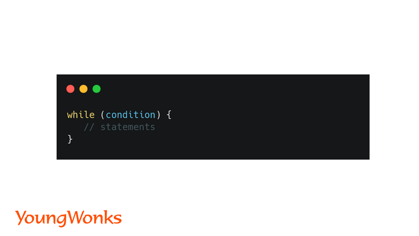 while loop syntax